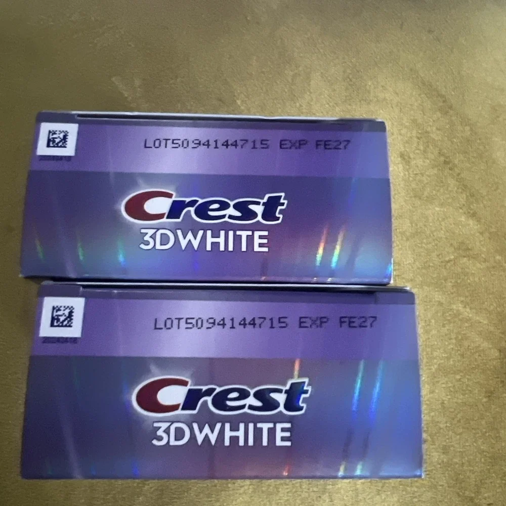 Crest 3D White Brilliance Deep Stain Remover Toothpaste Dazzling Mint 2.1oz 2pk